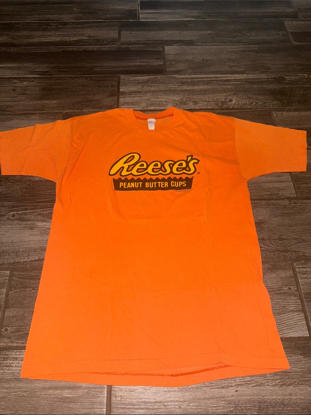 Reeces peanut butter cups vintage single stitch shirt large 90s